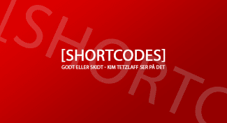 Shortcodes med en bagkant