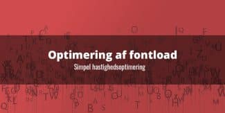 Sørg for, at tekst forbliver synlig under indlæsning af webfont