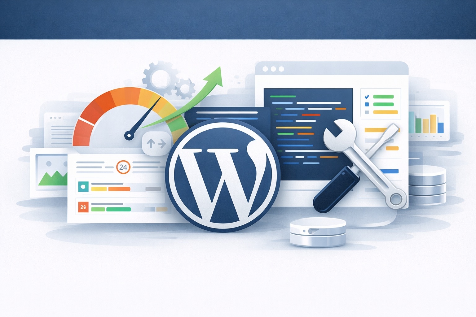 wordpress hastighedsoptimering illustration